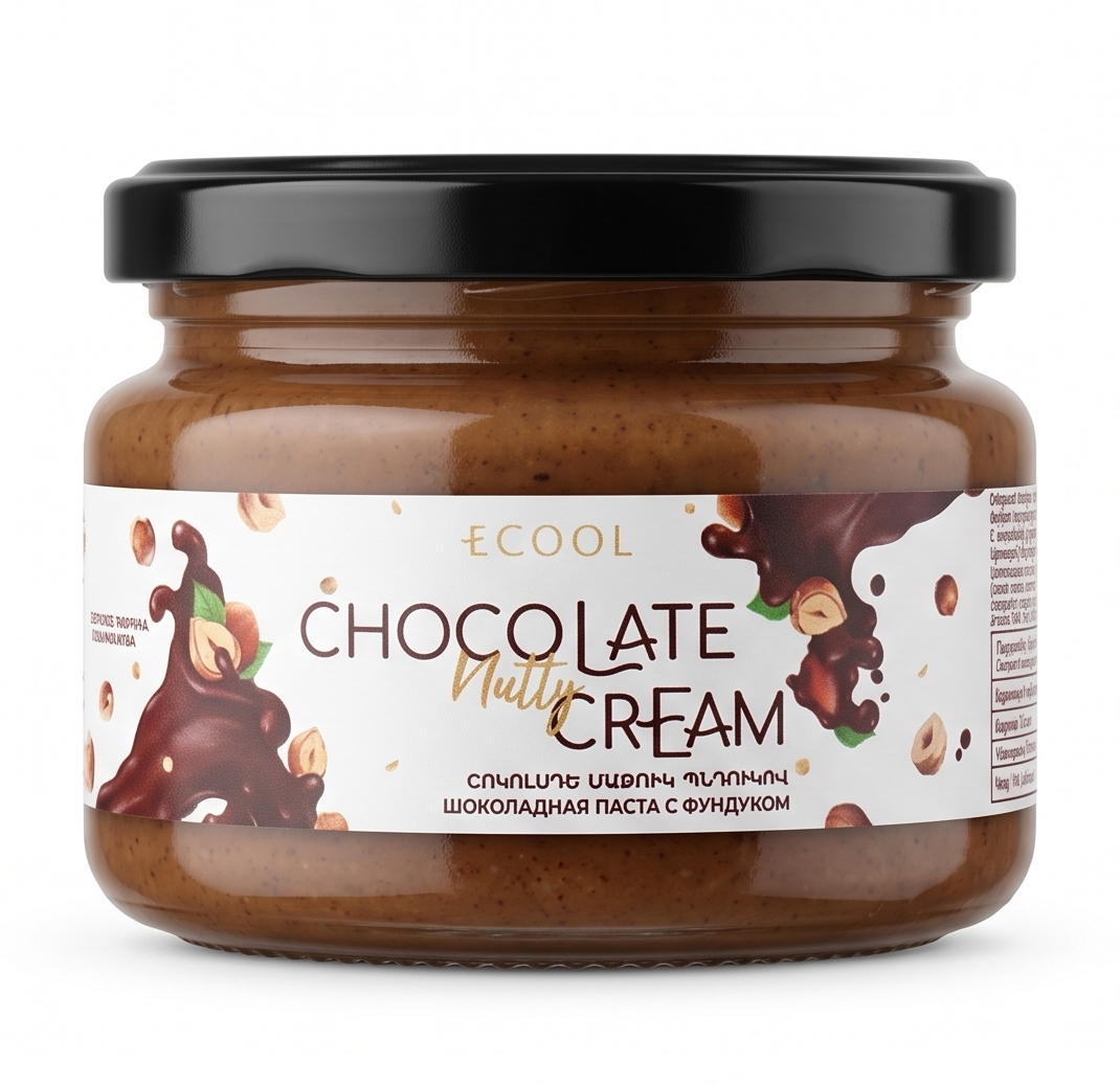 Ecool Chocolate Nutty Cream 100% 250g