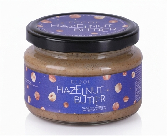 Ecool Hazelnut Butter 100% 250 g