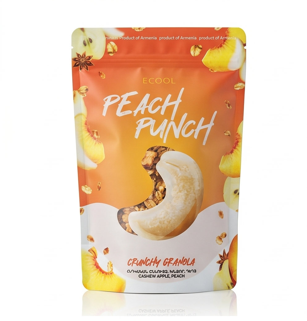 Ecool Peach Punch Granola 300g