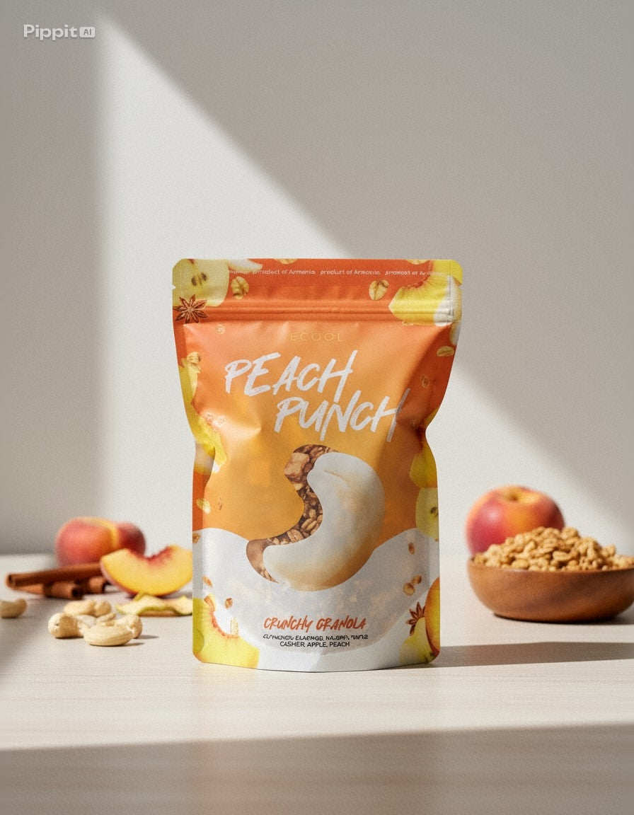 Ecool Peach Punch Granola 300g
